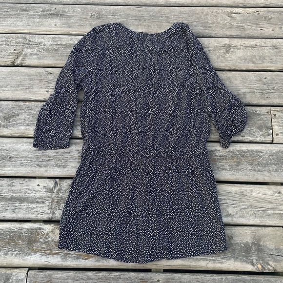NWT Banana Republic Womens One Piece Shorts Romper  Polka Dot Long Sleeve - Picture 7 of 8